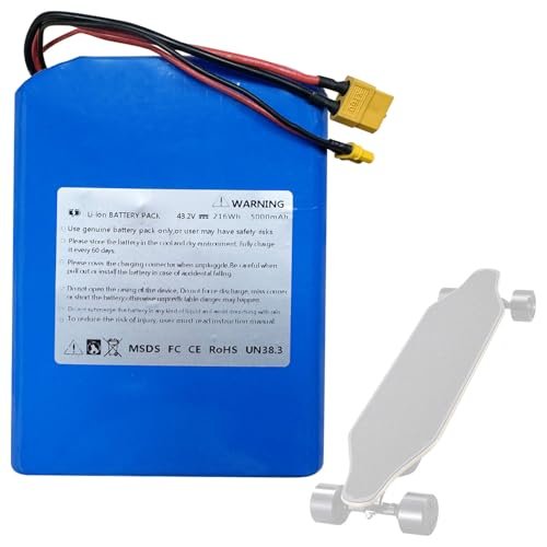 Max Thrust Riot RC Plane High Performance 43.2V 5AH Battery Pack for WowGo Electric Skateboards
