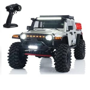 CROSSRC 1/8 4x4 Emo X4 Hobby Excavator RC Off Road Vehicle 2 Speed Transmission Crawler Radio Control Model Silver