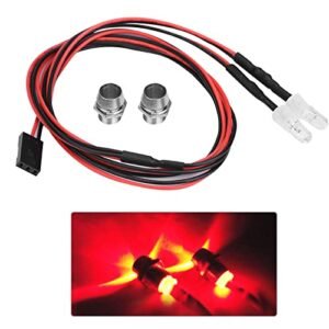 ProLine RC LED Lights 2LED Light Headlights Kit for 1/10 RC Stadium Truck Kit Accessories 5mm No 12 Light Red Light