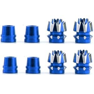 2 Sets Alloy M3 Size 3mm Scale 3D RC Transmitter Stick Ends for Futaba Spektrum DX7 FrSky Taranis X9 X7 RadioLink Multicopter Quadcopter Navy Blue