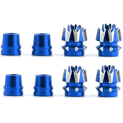 2 Sets Alloy M3 Size 3mm Scale 3D RC Transmitter Stick Ends for Futaba Spektrum DX7 FrSky Taranis X9 X7 RadioLink Multicopter Quadcopter Navy Blue