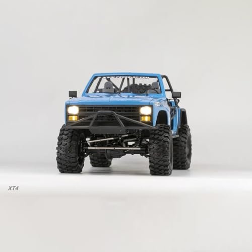 DHK Hobby RC Cars CROSSRC XT4 1/10 Scale Remote Control Off Road Crawler with Two Speed Transmission and LED Lights