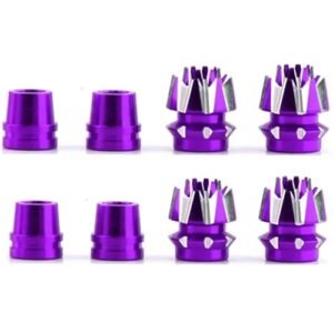 Best RC Car Stick Transmitter 2 Sets Alloy M3 Size 3mm for Futaba Spektrum DX7 FrSky Taranis X9 X7 RadioLink RC Multicopter Quadcopter Purple