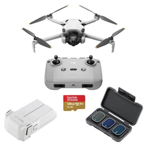 DJI Mini 4 Pro Drone with RC N2 Controller 4K60fps HDR Video Smart Return to Home Bundle Check RC Willey Appliance Return Policy