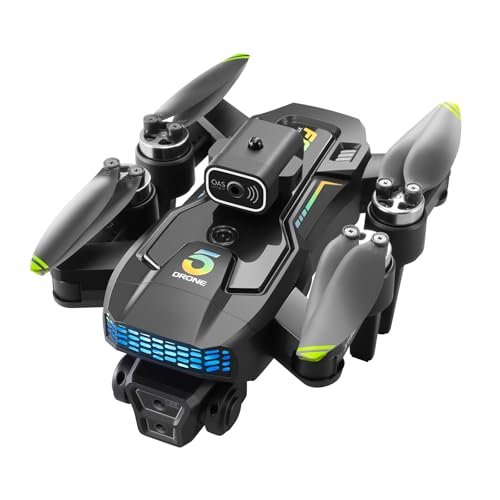 SuperRC XT505 Hype RC Planes Mini Drone with GPS 4K Dual HD Camera and 3 Axis FPV Brushless Avoidance