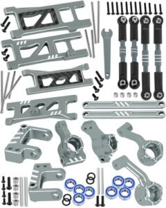 RCarmubWow Alloy Adjustable Turnbuckles Camber Links Suspension Arms for 1 10 ECX AMP RC Car Upgrade Parts