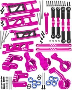 RCarmubWow Alloy Adjustable Turnbuckles Camber Links Suspension Arms for 1 10 ECX 2WD Series RC Car Ruckus ECX RC Car Upgrades