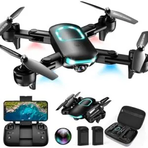 REDRIE 3 Speed Transmission RC Car with 1080P Camera Foldable Design and Dual Batteries for Enhanced Playtime