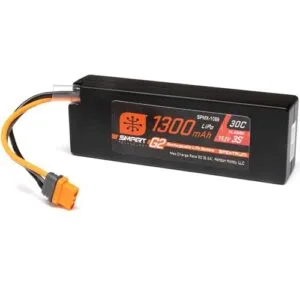 Spektrum Accessories 11.1V 1300mAh 3S 30C Smart G2 LiPo Battery with IC2 Connector SPMX 1089 for RC Jeep Accessories
