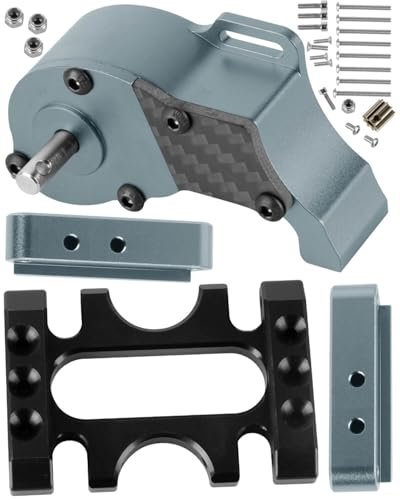King of Shaves RC Boat Gas High Performance Aluminum Transmission Gearbox for Axial SCX10 SCX10 II SCX10 III RC Crawler Cars
