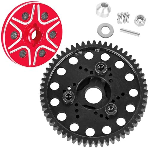 Skywing RC Planes 57T Spur Gears 0.8Mod Extra Heavy Duty Upgrade Part for 1/10 Scale Models