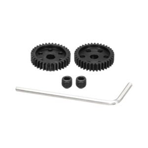 DMiotech M1 25T 26T Steel 5mm Hardened Pinion Motor Gear for RC Car Brushed Brushless Motors with Screws Hex Spanner