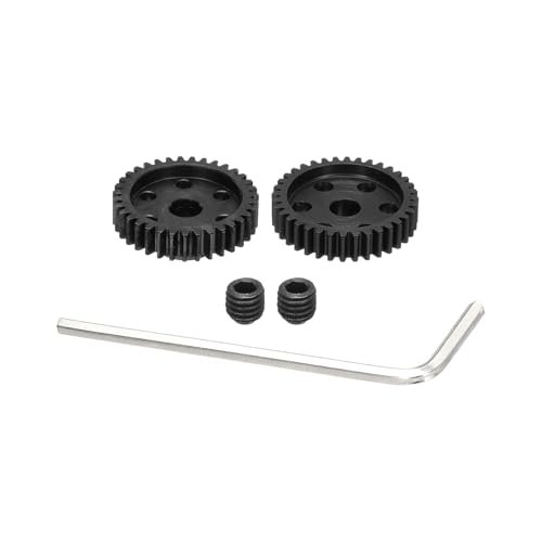 DMiotech M1 25T 26T Steel 5mm Hardened Pinion Motor Gear for RC Car Brushed Brushless Motors with Screws Hex Spanner