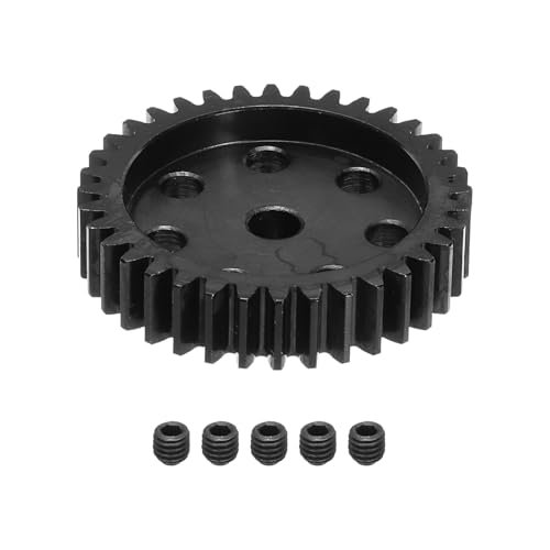 DMiotech M1 36T Steel 5mm Hardened Pinion Motor Gear for RC Car Brushed vs Brushless Motors DIY RC Boat Drone