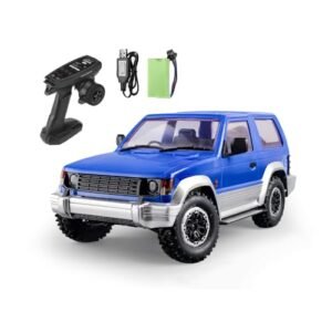 SVERTIBO LDRC LD1297 1/14 Scale RC Truck 4x4 Off Road Rock Crawler Car with LED Lights 280 Motor and Servo RTR