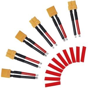 JVSRM XT60 Connector Female Male Plug with 12AWG Silicon Wire for RC Boat STL File Projects