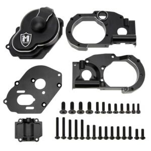 MEUS RACING Transmission Case for C10 RC Drag Truck Traxxas VXL 2WD Slash Bandit Rustler Stampede Drag Slash Mustang 5.0 272R Black