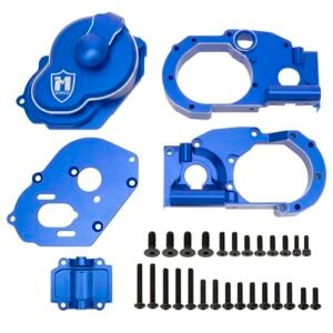 MEUS RACING Transmission Case for 272R Traxxas VXL 2WD Slash Bandit Rustler Stampede Drag Slash C10 Mustang 5.0 Perfect for RC Drag Racing Engines