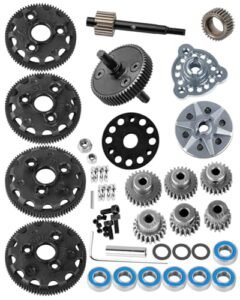 RCYouHott RC 76T 83T 86T 90T Spur Gear 48 Pitch Transmission Gears with Pinions for Enhanced RC Scoring Performance in 1 10 Slash Rustler Stampede Bandit 2wd VXL Models