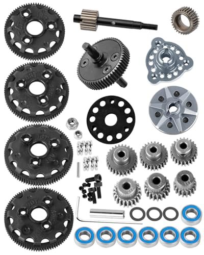 RCYouHott RC 76T 83T 86T 90T Spur Gear 48 Pitch Transmission Gears with Pinions for Enhanced RC Scoring Performance in 1 10 Slash Rustler Stampede Bandit 2wd VXL Models