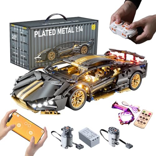 Chodia Sport 1 14 Scale Gas Powered RC Car Kits with LED Lights and Remote Control for Adults and Teens