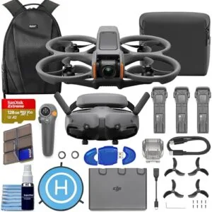 DJI Avata 2 FPV Drone with Smart FPV RC Video Switch 3 Battery Fly More Combo CP FP 00000151 02 4K Video 128GB Memory Landing Pad
