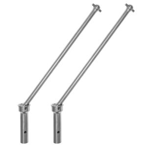 High Performance Drive Shaft CVD Upgrade Parts for 1/5 Scale RC Jet Planes Arrma KRATON 8S BLX Outcast 8S BLX Harden Steel Silver 2 PCS