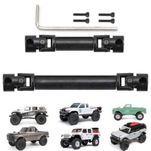 REDSPIDER Half Scale RC Planes Upgrade Steel Driveshafts for SCX24 Chevrolet C10 Jeep Wrangler JLU Bronco 1/24 Scale RC Crawler Car