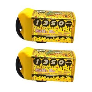 CNHL Speedy Pizza 1350mAh 6S Lipo Battery 22.2V 150C with XT60 Plug for Bergen RC Helicopter and FPV Racing