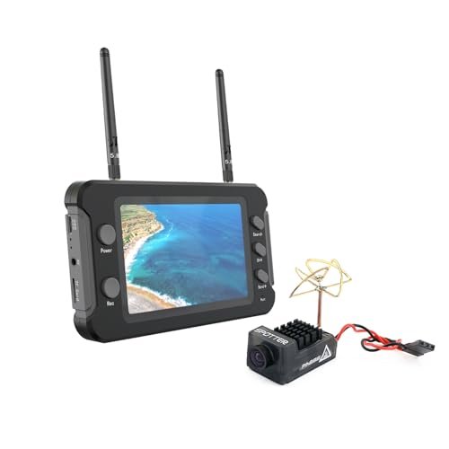 SoloGood FPV Monitor and Camera AIO Spotter V2 5.8GHz 40CH FPV Display Screen and Transmitter