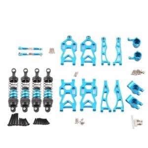 JJRC SG116 MAX PRO 1 16 Scale RC Truck Mud Tires Aluminum Alloy Upgrade Parts Kit 8 PCS Blue