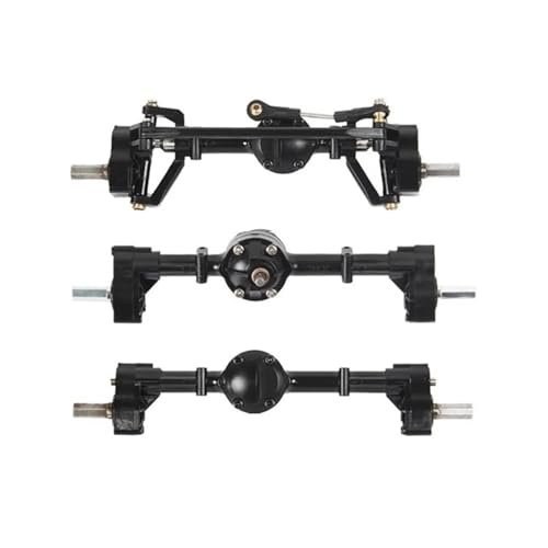 Paw Patrol RC Motorcycle Upgrade Parts 3Pcs Front Middle Rear Portal Axle Set for WPL B16 B36 6X6 6WD 1/16 Scale RC Car Accessories