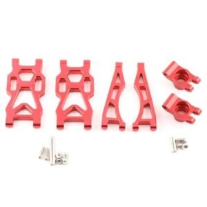 JJRC SG116 MAX SG116 PRO 2.2 RC Truck Tires Aluminum Alloy Upgrade Parts Kit 3 PCS Red