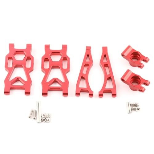 JJRC SG116 MAX SG116 PRO 2.2 RC Truck Tires Aluminum Alloy Upgrade Parts Kit 3 PCS Red