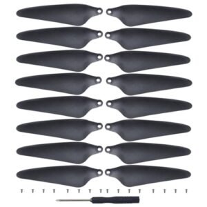 HS360S RC Drone Propellers 16PCS Foldable Blades with Screws for Aerial Four Axis Aircraft