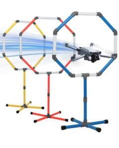 LEGO Supersonic RC Game Online Drone Obstacle Course Kit with 3 Hoop Sizes for Kids and Adults