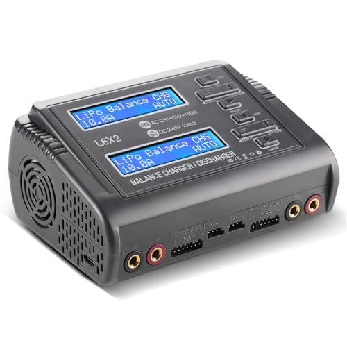SkyRC 240W 10A Dual Channel RC Boat Lipo Batteries Charger Discharger for 1 6S LiPo LiHV Li ion Life 1 15S NiCD NiMH PB Smart Batteries
