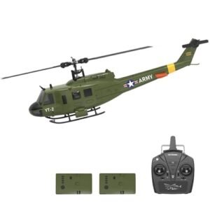 YOMTDIY YUXIANG F07 UH 1 Huey Xheli RC Helicopters for Adults 1 34 Scale 2 4G 6CH 6G 3D Brushless Direct Drive Flybarless RC Aircraft Optical Flow Positioning One Button Inverted Flight RTF