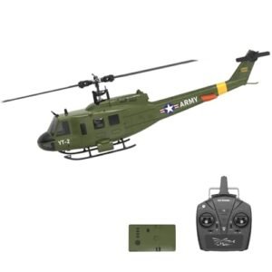 YOMTDIY YUXIANG F07 UH 1 Huey Xcell RC Helicopters for Adults 1 34 Scale 2 4G 6CH 6G 3D Brushless Direct Drive Flybarless RC Aircraft Optical Flow Positioning One Button Inverted Flight RTF