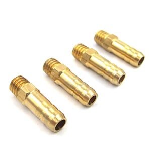 4PCS High Performance RC Fuel Fittings Brass Water Cooling Outlet for M3 M4 M5 M6 Models