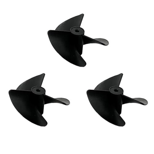 10PCS RC F15 Turbine Jet Boat Propeller 2X40mm 3 Blades Nylon Propeller for DIY Model Toy Parts