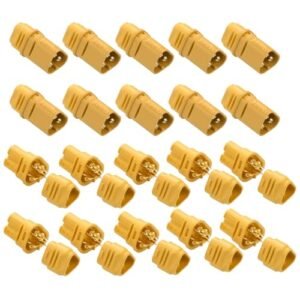 Amass MT30 Plug Connector 2mm 3 Pin Motor Bullet Plug for ierc RC ESC Lipo Battery 10 Pairs