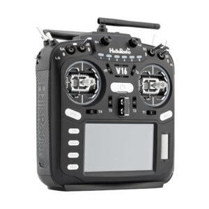 TARGETHOBBY V16Max ELRS CNC Hall Gimbals Radio Transmitter 16 Channels 2.4G Mode 2 for F 16 EDF RC Jet and RC Drone Black
