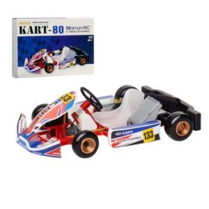FunXylophy Mini RC Kart Assembly Model 1 32 Kart 80 2 4G DIY Remote Control Hobby Racing Drift Car Without Remote Control and Receiver