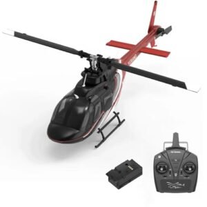 YOMTDIY YUXIANG F08 Bell 206 RC Helicopter Macellaio RC Soho Teatro Della Carne 1/27 Scale 2.4G 6CH 6G/3D Brushless Flybarless RTF Aircraft
