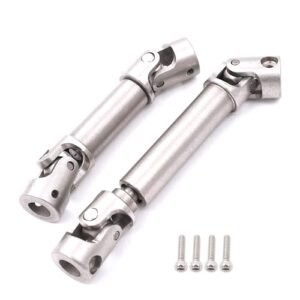 HOPLEX Stainless Steel Center Drive Shafts Ascent 18 Driveshaft Compatible with SC4 18 RC Truck