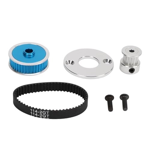 XYZ Brand High Performance Belt Drive RC Drift Car Gear Kit Low Noise Rubber Transmission for TT02 Models