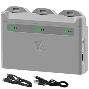 Just RC Wraps DJI NEO Two Way Charging Hub Fast Charger Case Station Battery Manager with Charge Cable PD65W Charging 3 Batteries in 42 Minutes