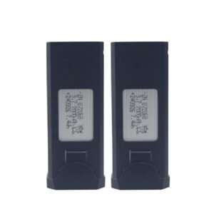 Fytoo 2PCS 3.7V 2000mah Lipo Battery for S2S Brushless Obstacle Avoidance Drone HD Aerial Quadcopter Accessories Folding RC Drone Battery