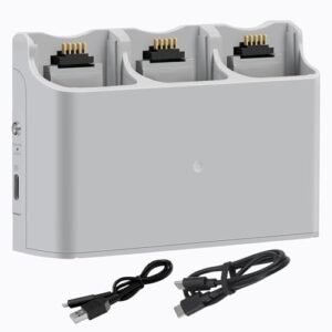 LYONGTECH DJI Neo Drone Battery Charger and RC Willey Storage Cabinets Compatible Accessory Fast Charge 3 Batteries Two Way Charging Hub